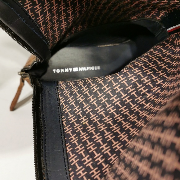 Tommy Hilfiger women's leather Brown boots - Picture 8 of 12